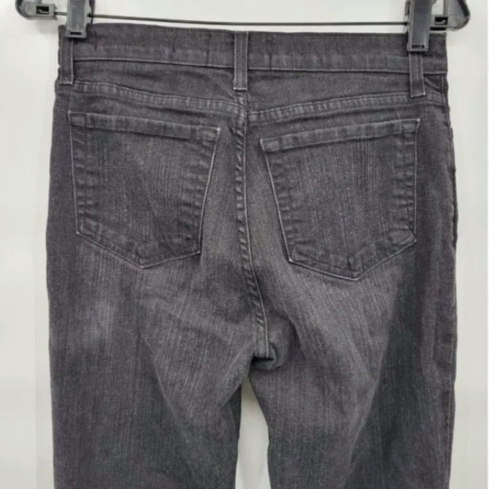 NYDJ Women Black High Rise Crop Denim Jeans Size 6 - Picture 5 of 11